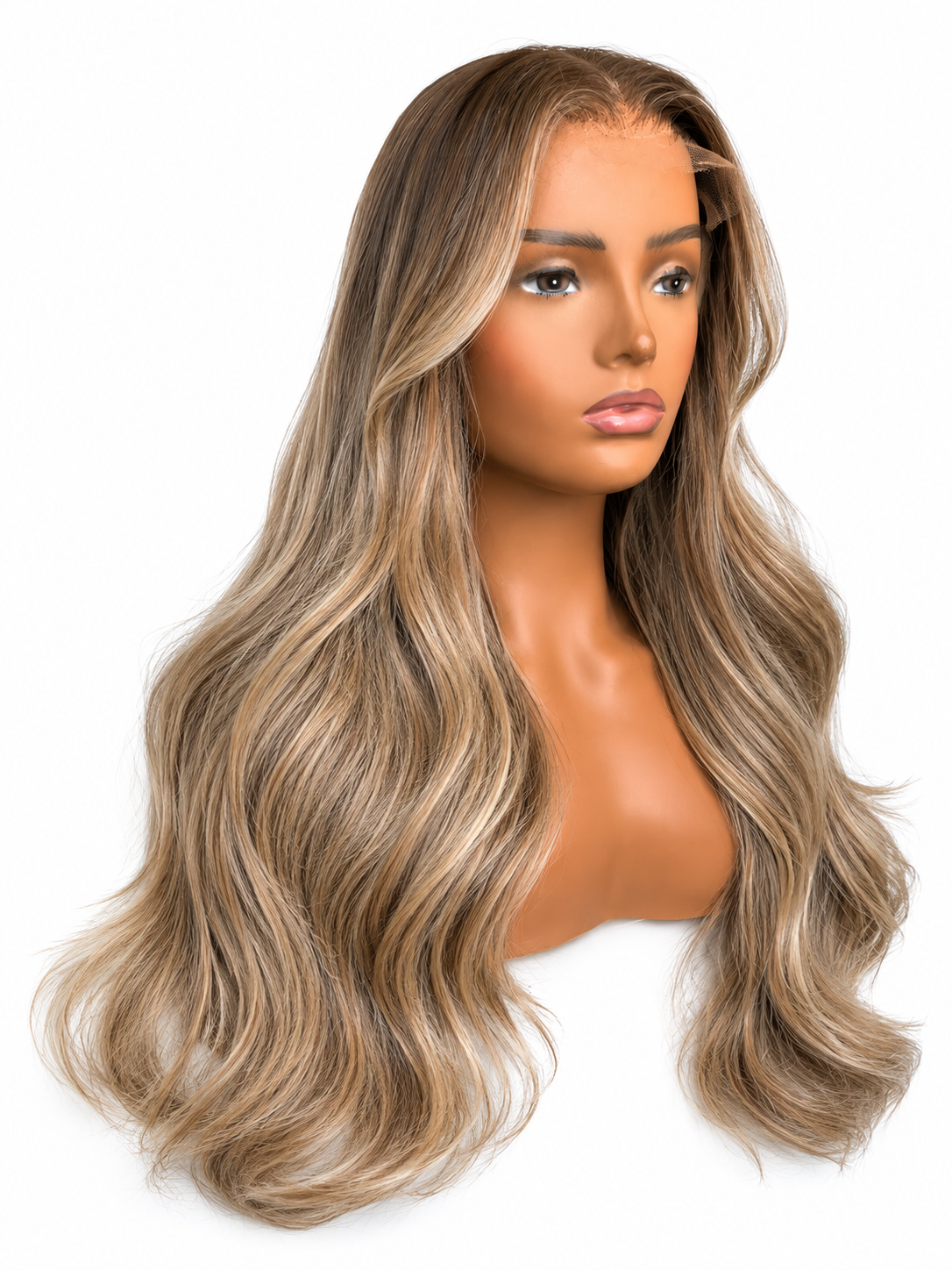 SEE- Blonde geschichtete Perücke